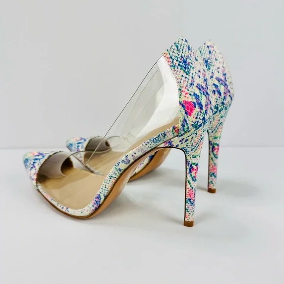 Mix No.6 Aracely Multicolor Snakeprint Pump Women - Picture 4 of 11